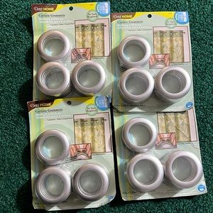 Curtain grommets